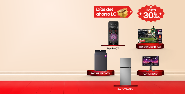 Banner promocional día de ahorro LG